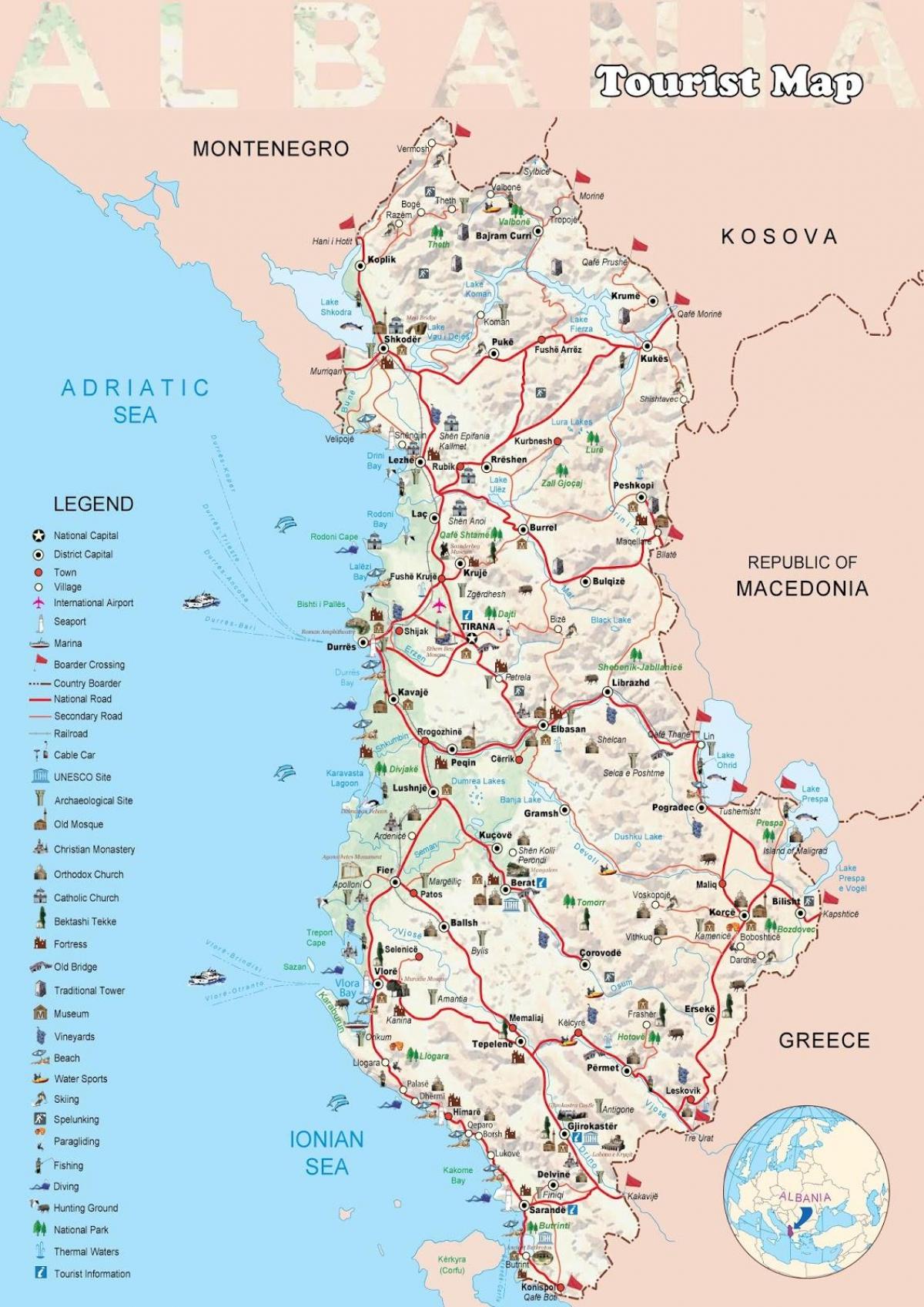 дерми карце Албаніі