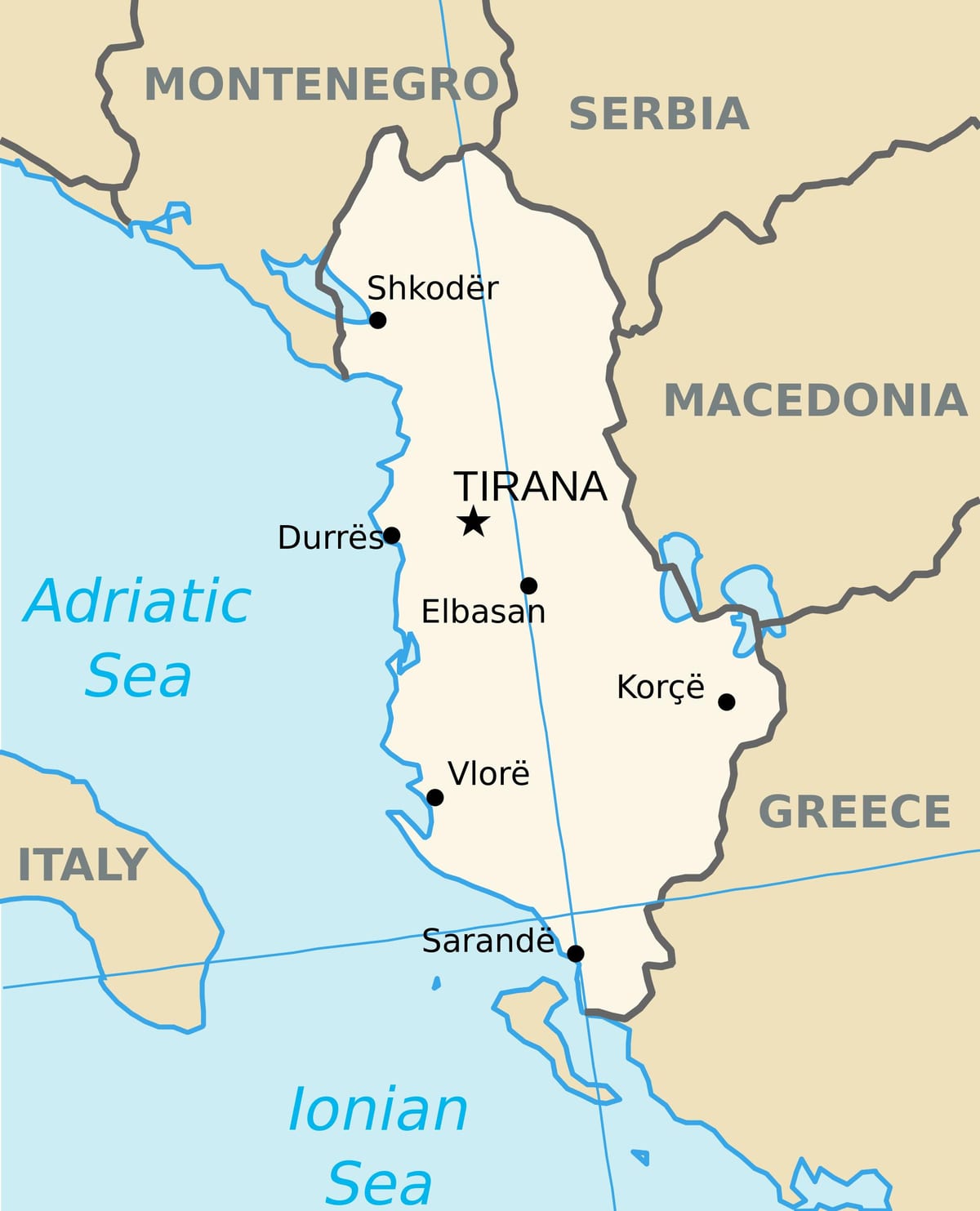 карта саранда Албанія