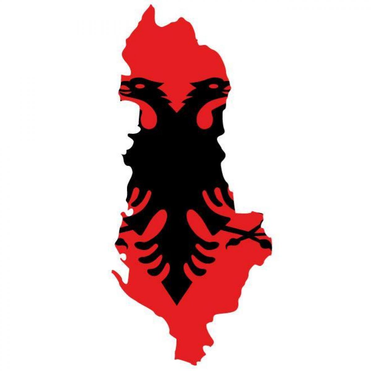 карты сцяг Албаніі
