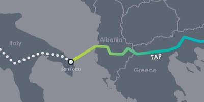 Карта краніце Албанія